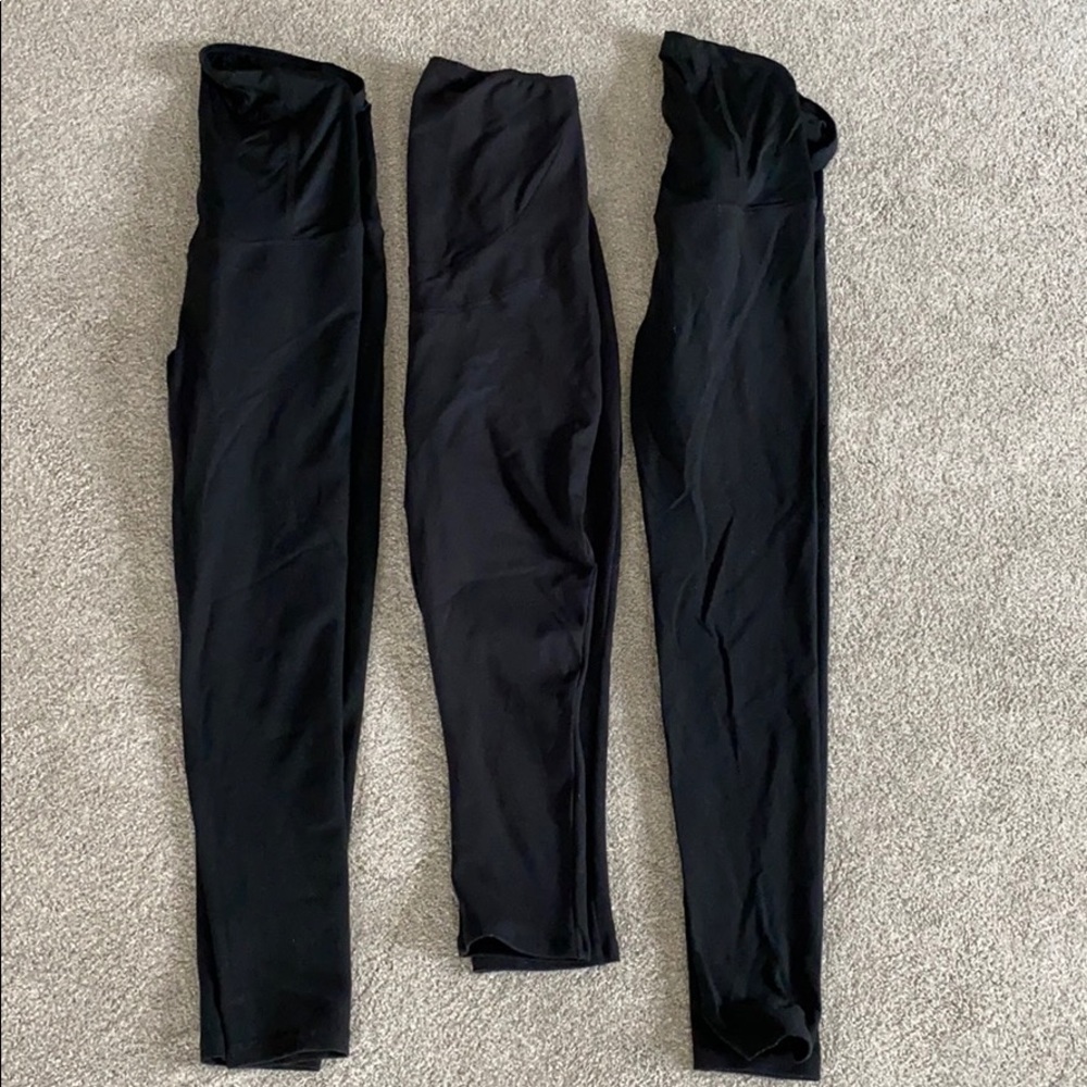 Maternity Black Legging Bundle - image 1
